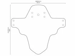 All-mountain-style AMS Garde Boue Avant Maori Mud Guard -Composants Vtt Soldes 2023 ams garde boue avant maori mud guard 2