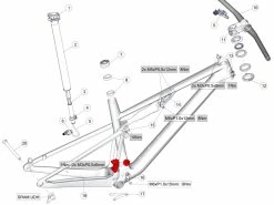 BMC Garde-boue Arrière Fourstroke 01 MY2023 - 30004136
