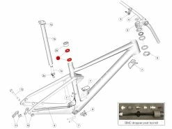 BMC Jeu De Bagues Pour Tige De Selle RAD & Autodrop - 302113 -Composants Vtt Soldes 2023 bmc jeu de bagues pour tige de selle rad autodrop 302113 2