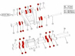 BMC Kit Roulements N°2 Speedfox & Agonist - 301207 -Composants Vtt Soldes 2023 bmc kit roulements n2 speedfox agonist 301207 1