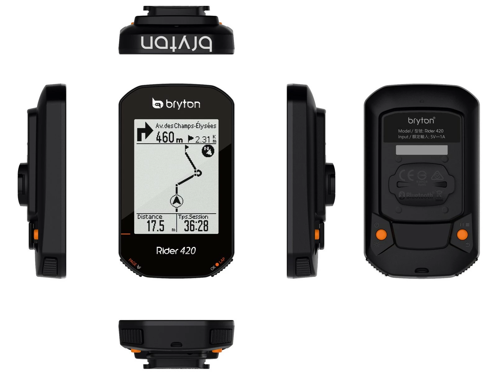 BRYTON GPS Rider 420T + Ceinture Cardio + Capteur Cadence 7 BRYTON GPS Rider 420T + Ceinture Cardio + Capteur Cadence – Image 5