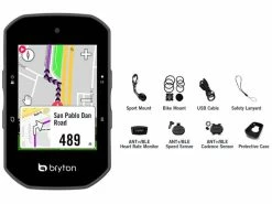 BRYTON Rider S500T GPS + Capteurs Vitesse, Cadence, Fréquence Cardiaque