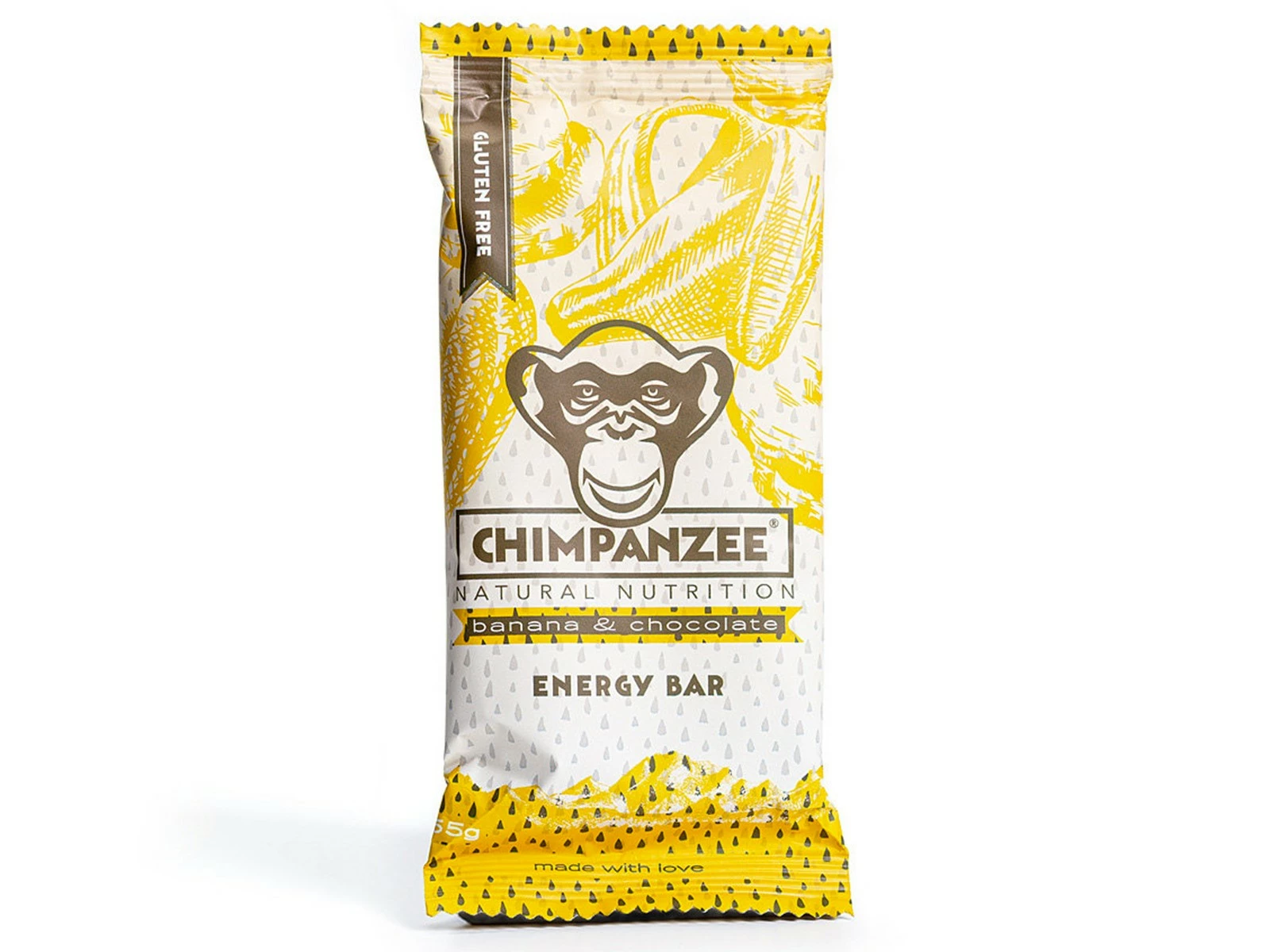 Chimpanzee Nutrition CHIMPANZEE Barre énergétique Banane Chocolat - 65g 3 Chimpanzee Nutrition CHIMPANZEE Barre énergétique Banane Chocolat - 65g