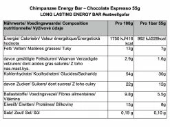 Chimpanzee Nutrition CHIMPANZEE Barre énergétique Chocolat Expresso - 65g -Composants Vtt Soldes 2023 chimpanzee barre energetique chocolat expresso 65g 1