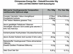 Chimpanzee Nutrition CHIMPANZEE Barre énergétique Dattes Chocolat - 65g -Composants Vtt Soldes 2023 chimpanzee barre energetique dattes chocolat 65g 1