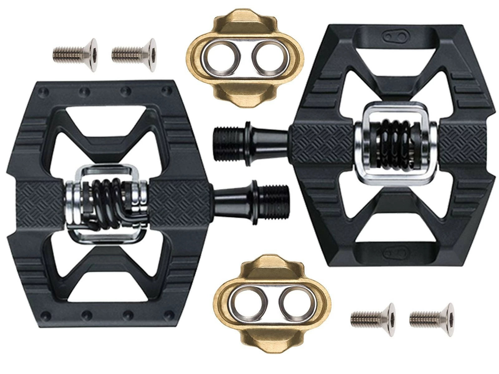 CRANKBROTHERS Double Shot 1 Pédales Automatiques Noires 4 CRANKBROTHERS Double Shot 1 Pédales Automatiques Noires – Image 2