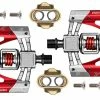 CRANKBROTHERS Paire De Pédales Mallet 3 Rouge -Composants Vtt Soldes 2023 crankbrothers paire de pedales mallet 3 rouge