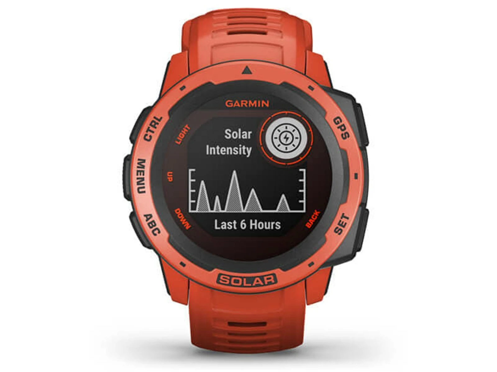 GARMIN Instinct Solar Rouge Feu Standard Edition Montre Connectée GPS 6 GARMIN Instinct Solar Rouge Feu Standard Edition Montre Connectée GPS – Image 4