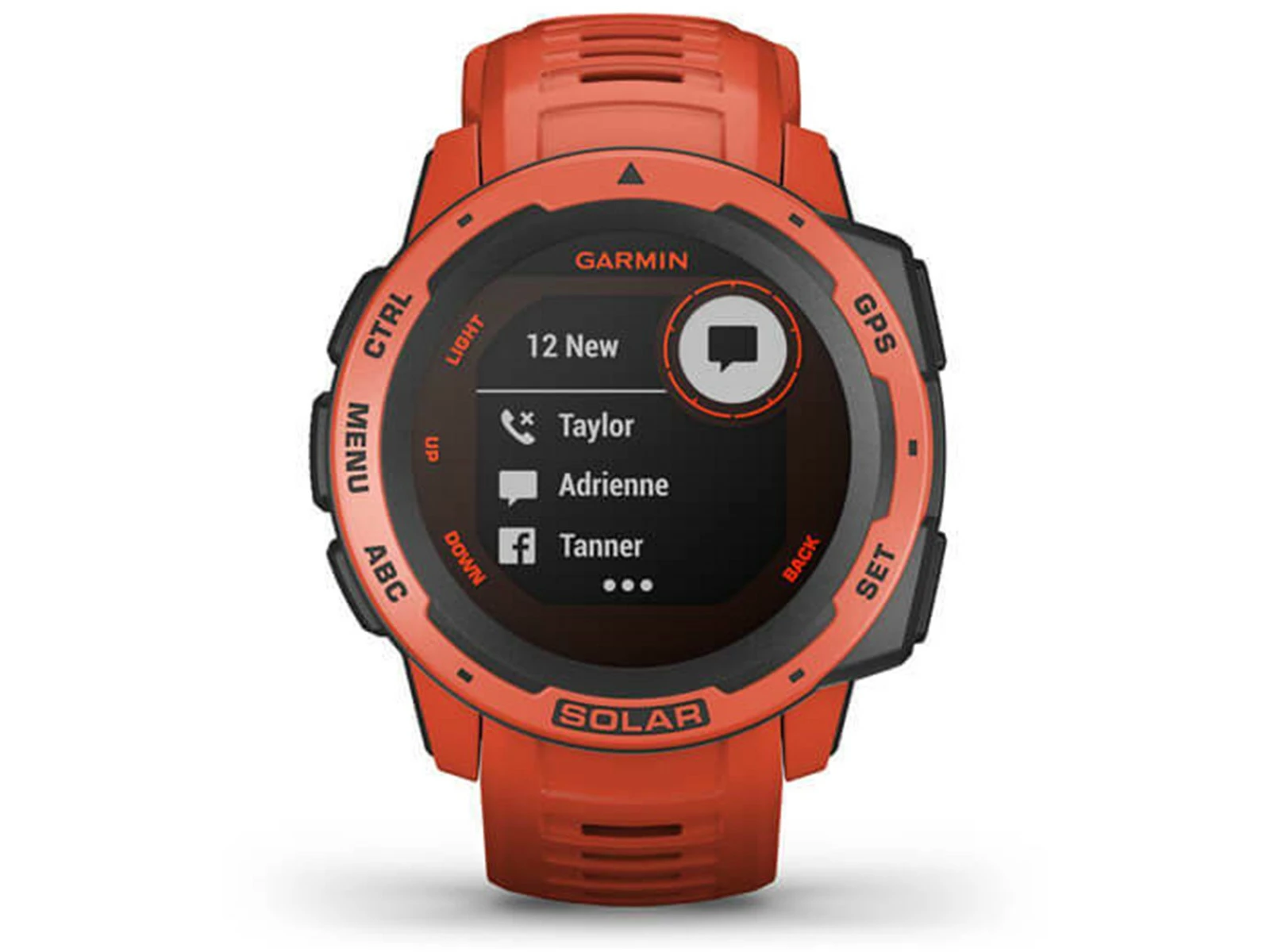 GARMIN Instinct Solar Rouge Feu Standard Edition Montre Connectée GPS 10 GARMIN Instinct Solar Rouge Feu Standard Edition Montre Connectée GPS – Image 8