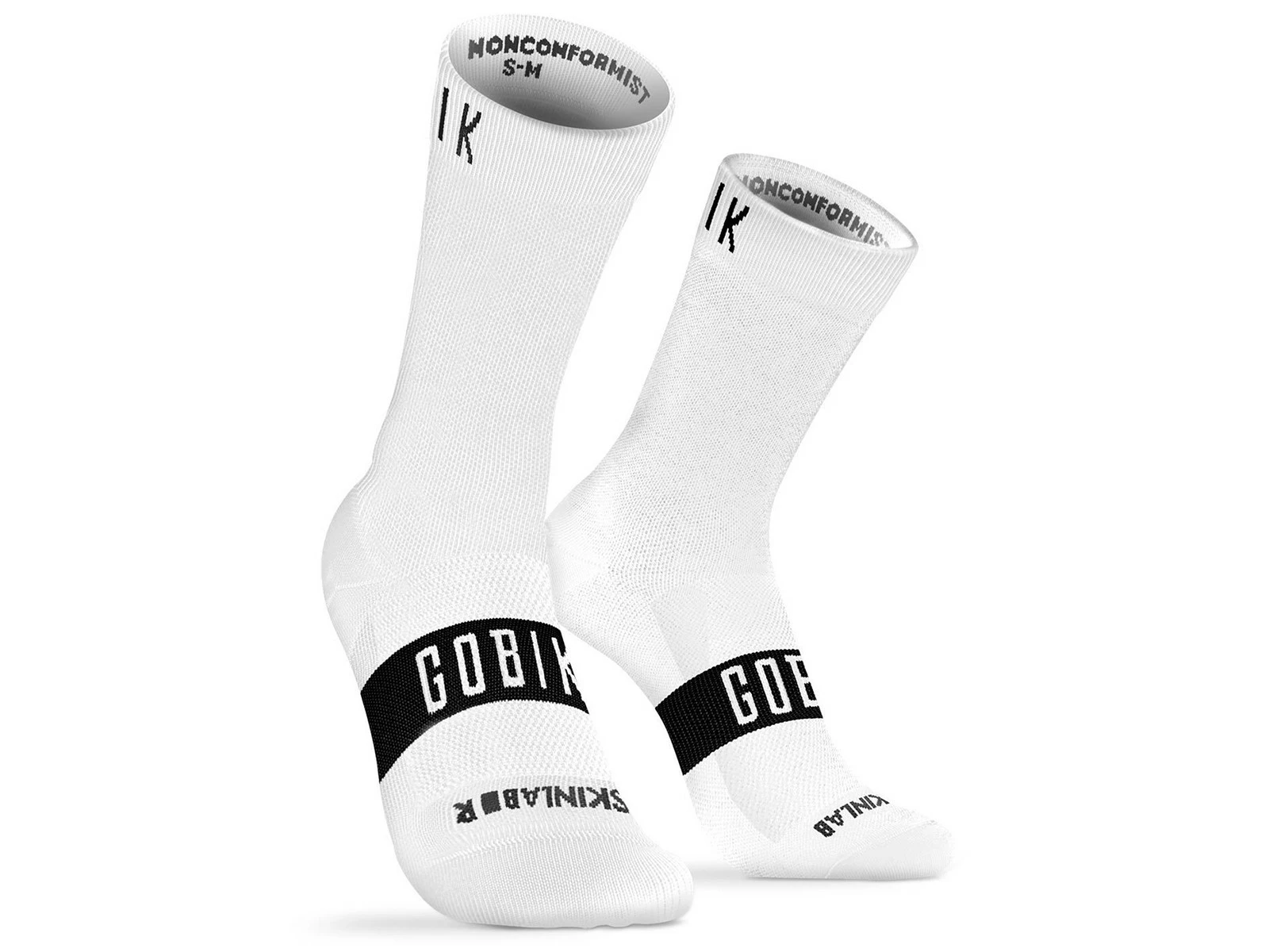 GOBIK Pure Paire De Chaussettes Cycliste Mixte Blanc 3 GOBIK Pure Paire De Chaussettes Cycliste Mixte Blanc