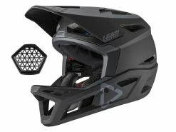 LEATT Casque Intégral MTB 4.0 Noir -Composants Vtt Soldes 2023 leatt casque integral mtb 40 noir 4