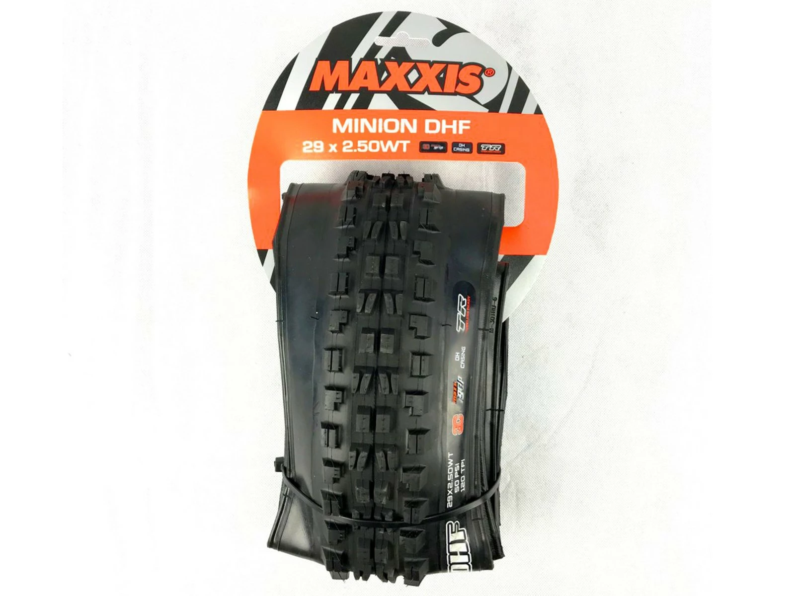 MAXXIS Minion DHF Pneu Souple 3C MaxxGrip Downhill WT TR 29 X 2,5 Pouces 6 MAXXIS Minion DHF Pneu Souple 3C MaxxGrip Downhill WT TR 29 X 2,5 Pouces – Image 4