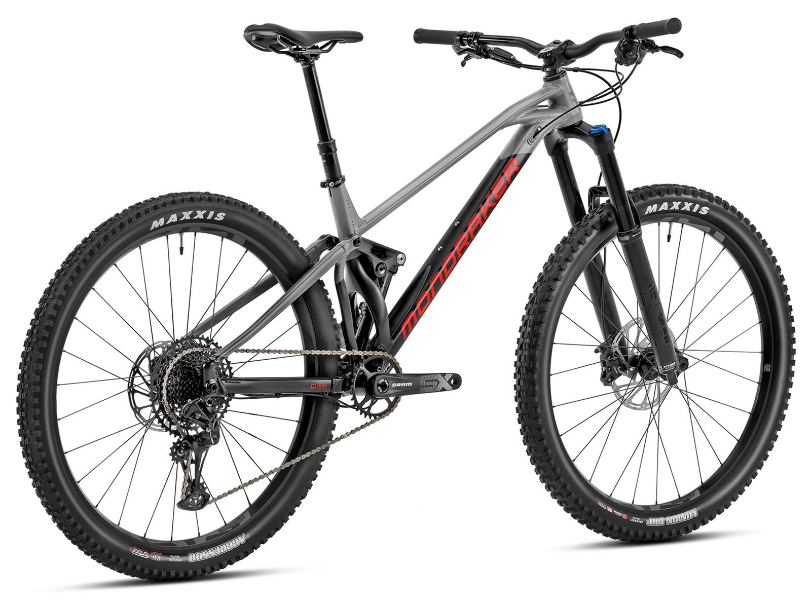 MONDRAKER Foxy VTT All-Mountain Black Gray Red 2023 4 MONDRAKER Foxy VTT All-Mountain Black Gray Red 2023 – Image 2
