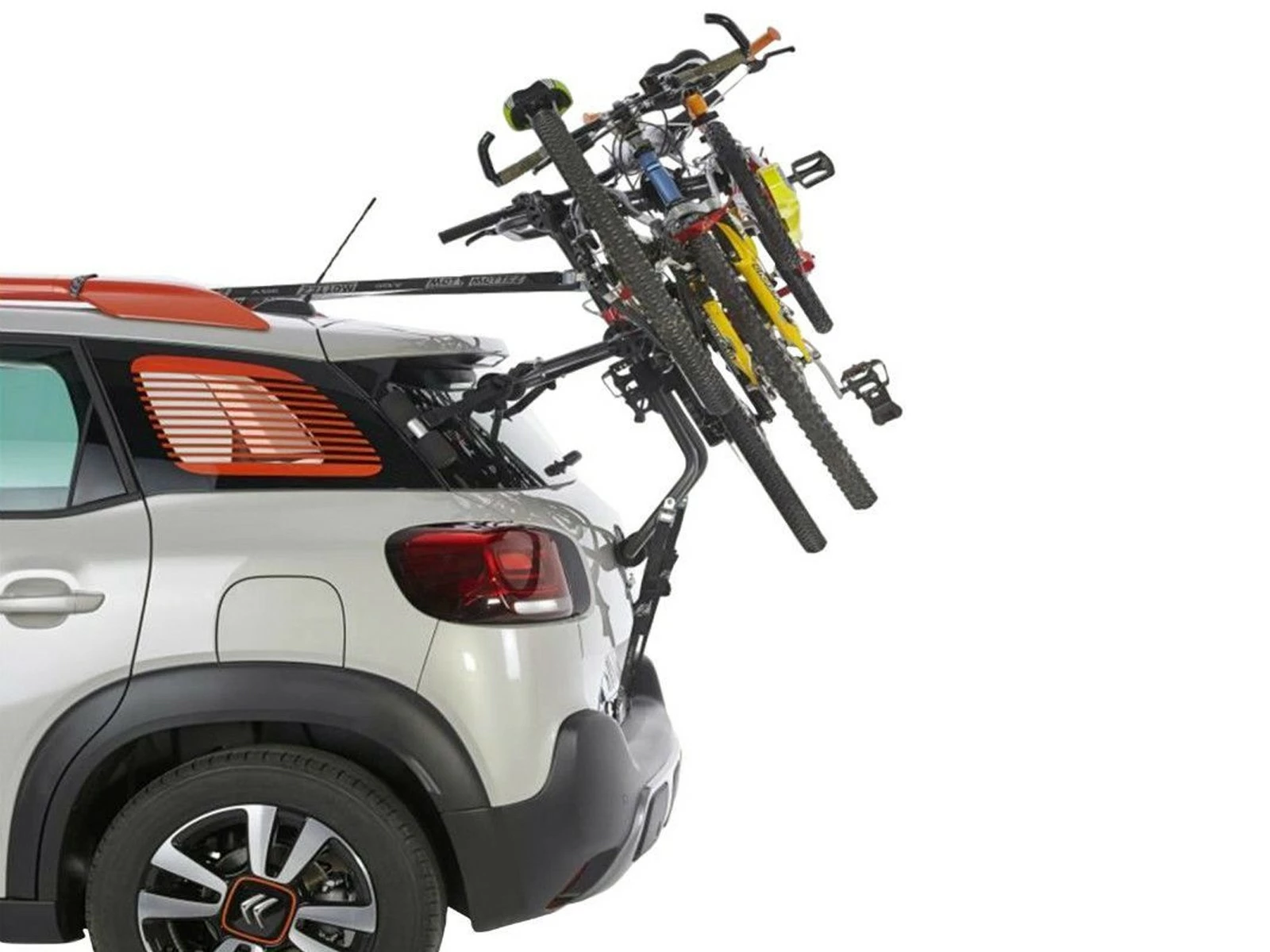 MOTTEZ Shiva 3 Vélos Sur Hayon Fixation Barre De Toit 4 MOTTEZ Shiva 3 Vélos Sur Hayon Fixation Barre De Toit – Image 2