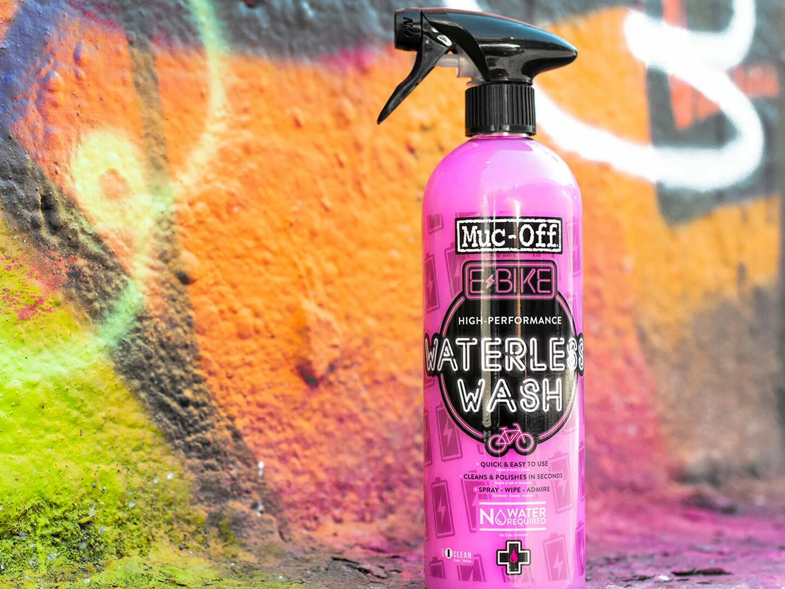 MUC-OFF EBike Waterless Wash Nettoyant à Sec Pour Vélo électrique - Spray 750ml 5 MUC-OFF EBike Waterless Wash Nettoyant à Sec Pour Vélo électrique - Spray 750ml – Image 3