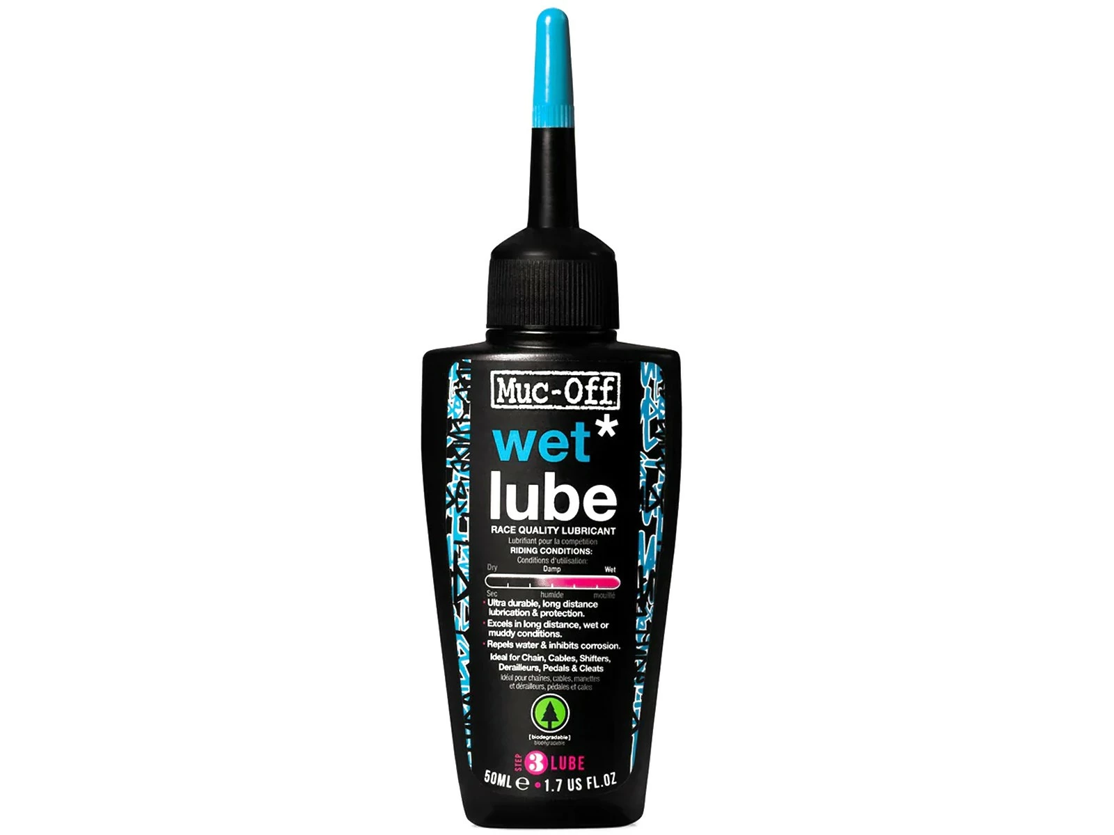 MUC-OFF Lubrifiant Chaîne Conditions Humides - Burette 50ml 3 MUC-OFF Lubrifiant Chaîne Conditions Humides - Burette 50ml