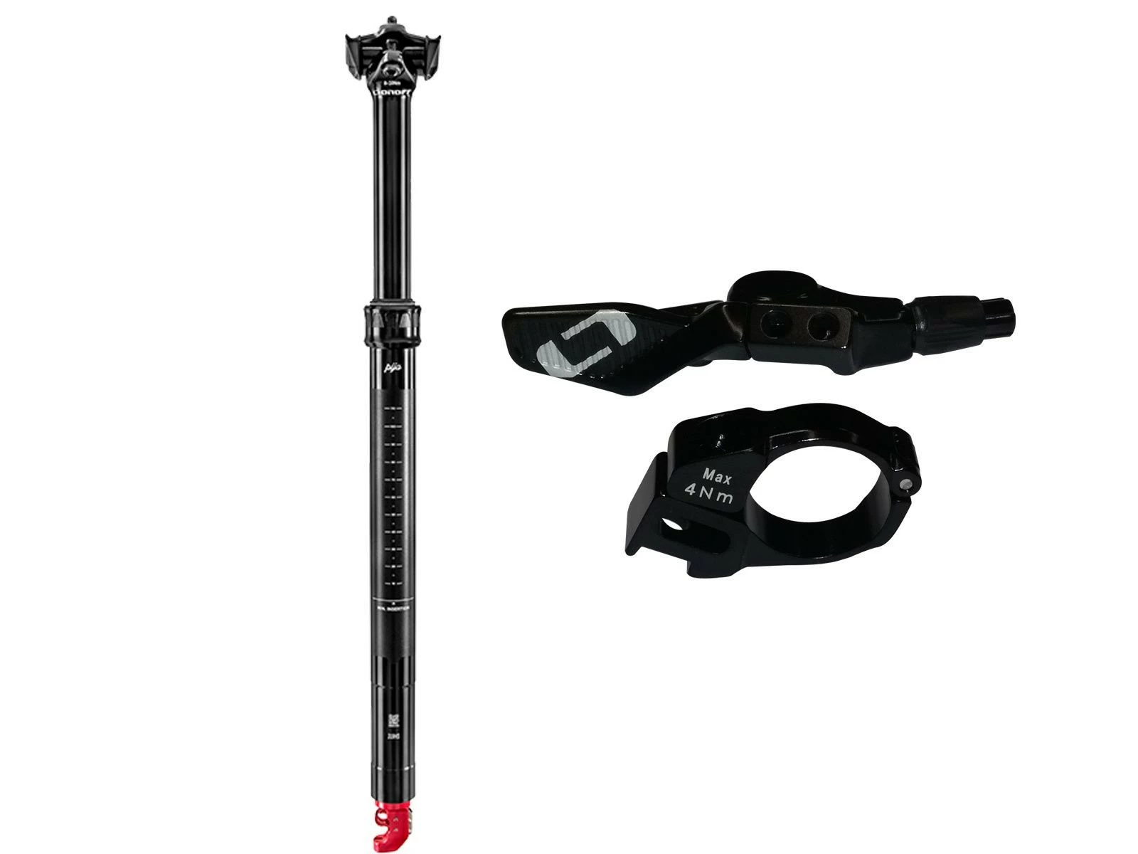 ONOFF Tige De Selle Télescopique 110mm ⌀27,2mm 40cm 3 ONOFF Tige De Selle Télescopique 110mm ⌀27,2mm 40cm