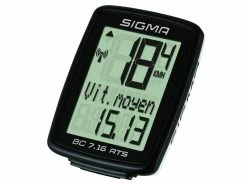 SIGMA BC 7.16 Compteur ATS Noir Sans Fil (7 Fonctions) -Composants Vtt Soldes 2023 sigma bc 716 compteur ats noir sans fil 7 fonctions 1