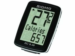 SIGMA Compteur BC 9.16 Noir (9 Fonctions)