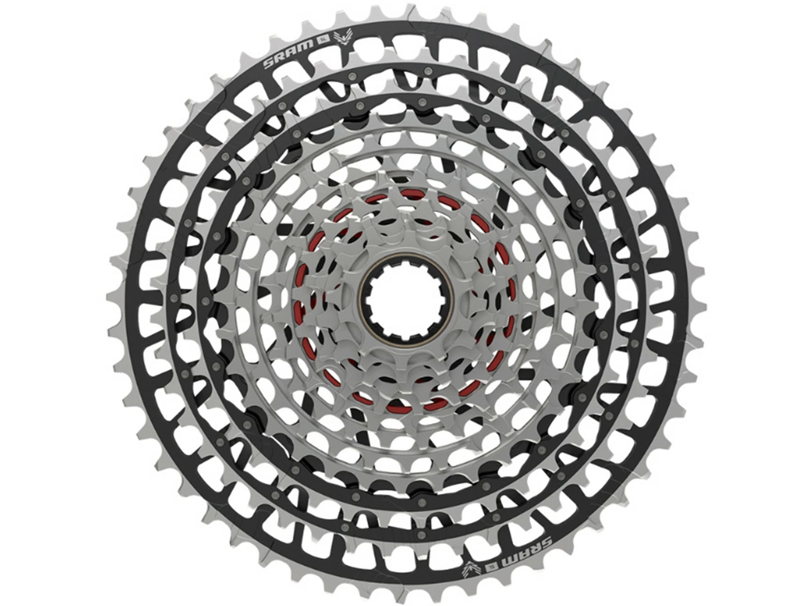 SRAM Cassette XX SL XS-1299 T-Type Eagle 12v 10-52 Argent Noir 3 SRAM Cassette XX SL XS-1299 T-Type Eagle 12v 10-52 Argent Noir