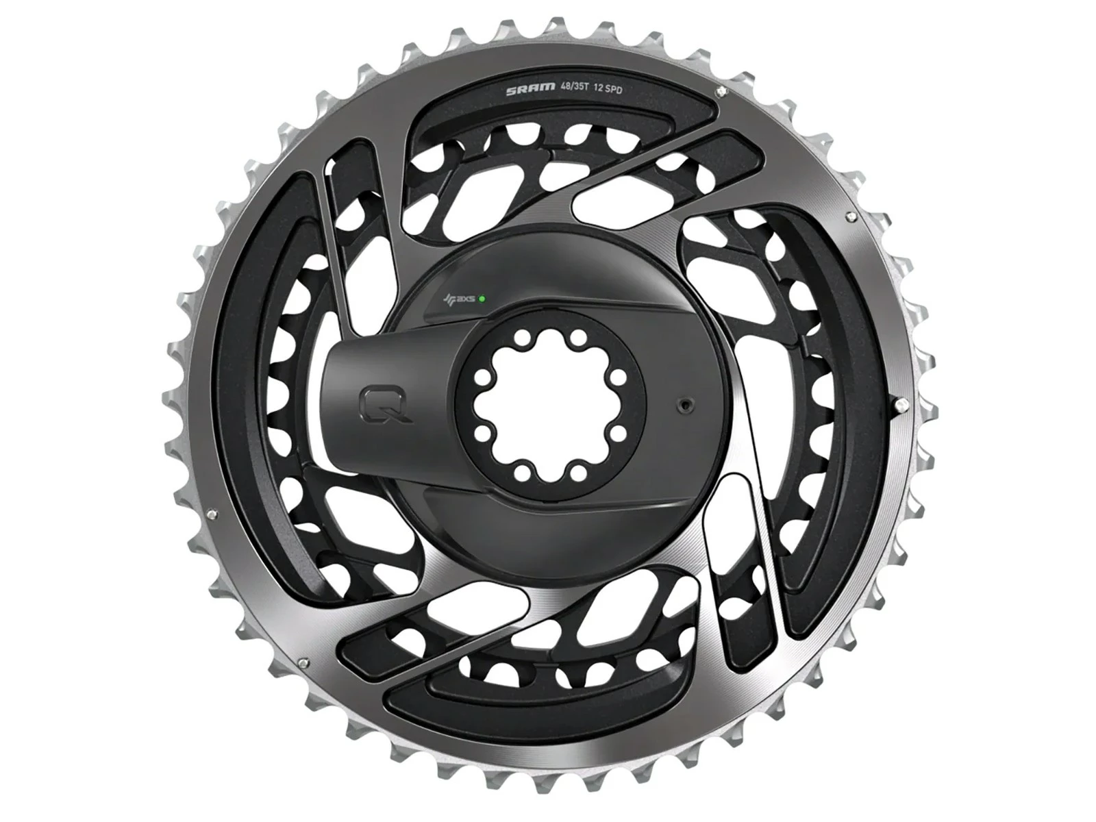 QUARQ Plateaux SRAM Red AXS 48/35 Capteur De Puissance 3 QUARQ Plateaux SRAM Red AXS 48/35 Capteur De Puissance